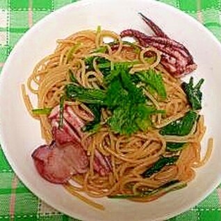 イカと青しその和風パスタ